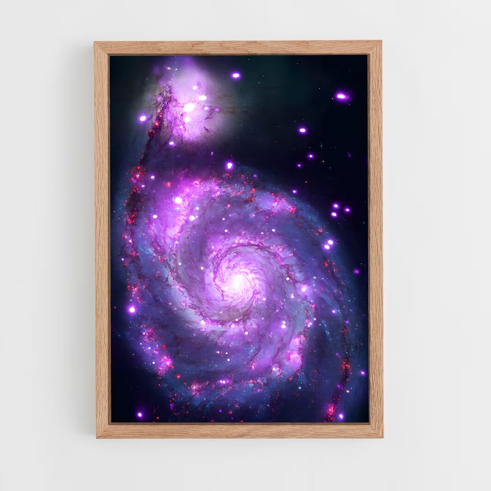 Poster superbe galaxie du Tourbillon (vue 4)
